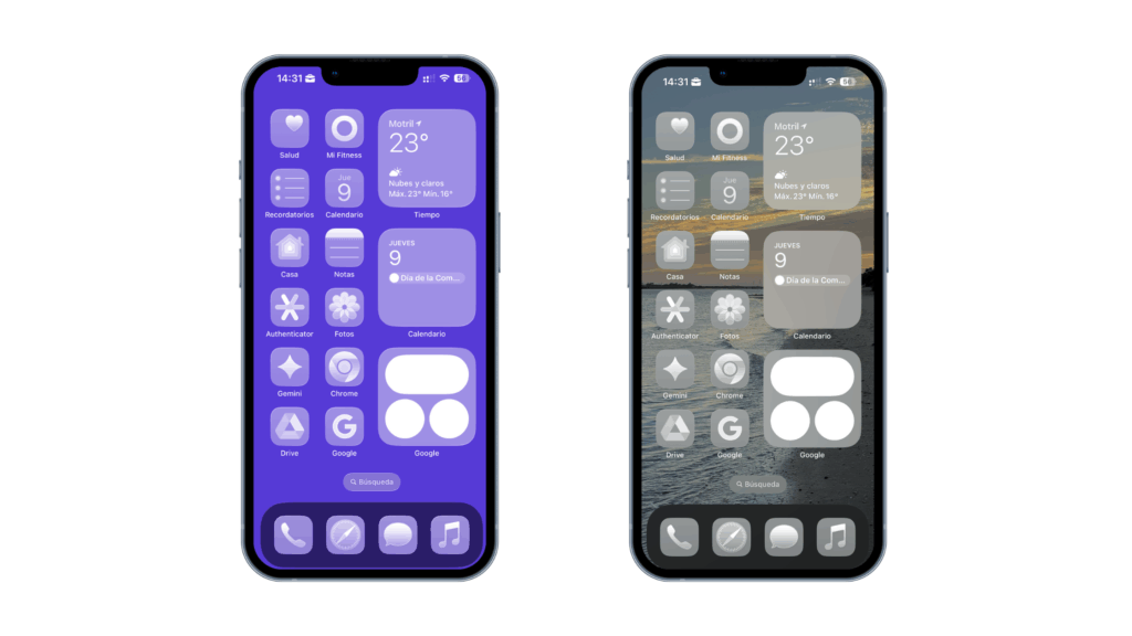 Nuevo diseño Liquid Glass para iPhone